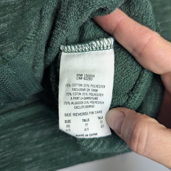 NFL GREEN BAY PACKER'S ZIP UP HOODIE GIRLS SIZE 4/5 - Picture 7 of 7